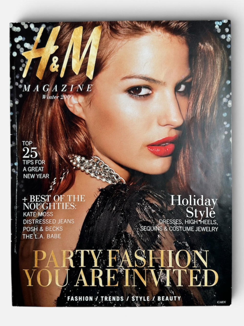 Vintage Winter 2009 H&M Magazine - features Lady Gaga + best of the Noughties